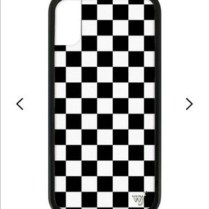 Wildflower Checkered case for iPhone X/XS